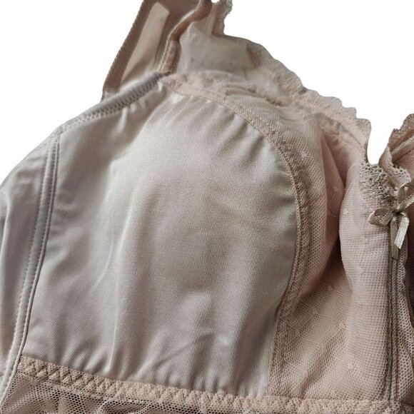 Rhonda Shear Blush  Pink Style 676 Shapewear Leisure Bra in Size 3X - Picture 4 of 7